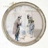 kobiety, dzieci i mężczyźni w vintage ramce*women, children and men in a vintage frame*Frauen, Kinder und Männer in einem historischen Rahmen*mujeres, niños y hombres en un marco de época